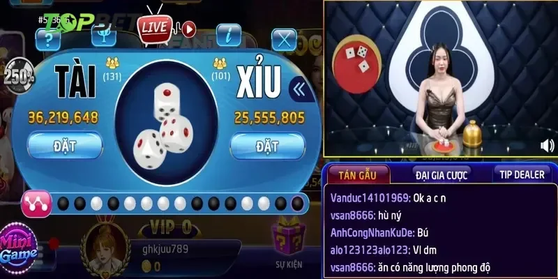 Đi qua sức hấp dẫn của tài xỉu live